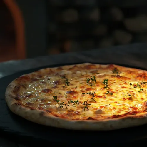 recette pizza au chèvre et miel