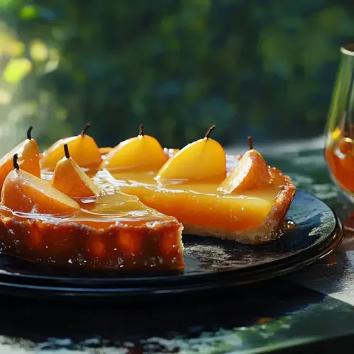 recette tarte tatin poire et miel