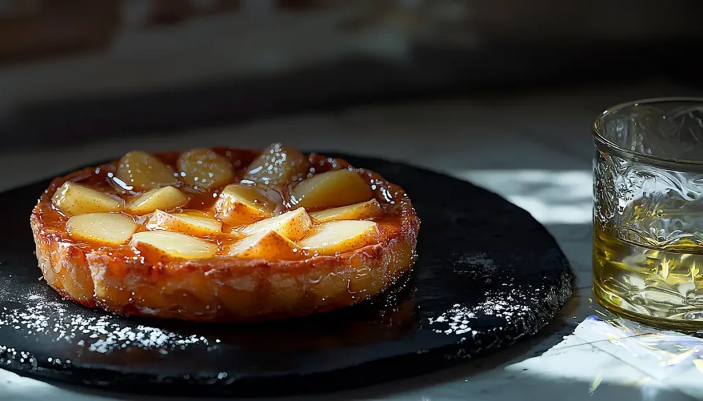 tarte tatin poire et miel